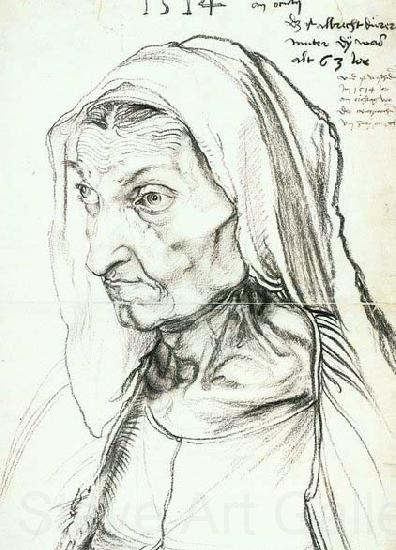 Albrecht Durer Portrait of the Artist's Mother France oil painting art